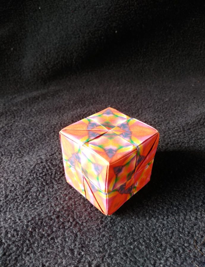 Origami cube