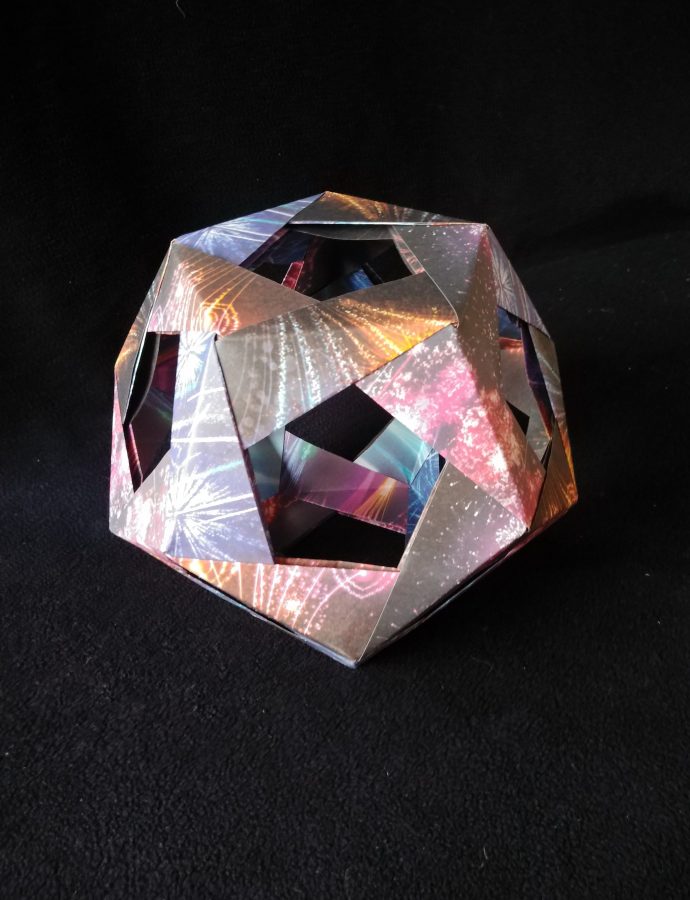 Modular origami sphere