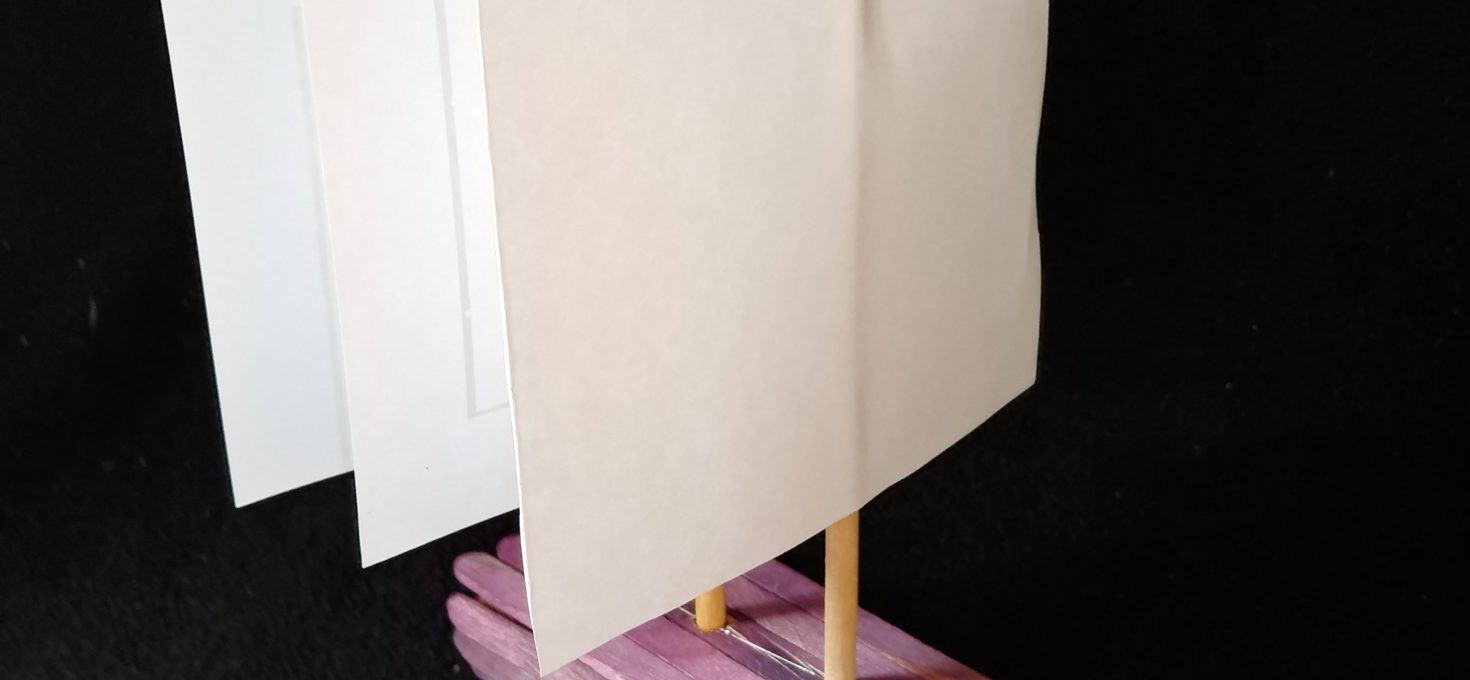 Popsicle stick sailboat