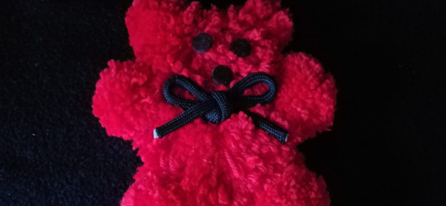 Pom Pom Teddy Bear
