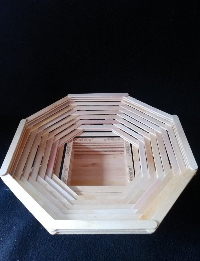 Popsicle Stick Fruit Basket